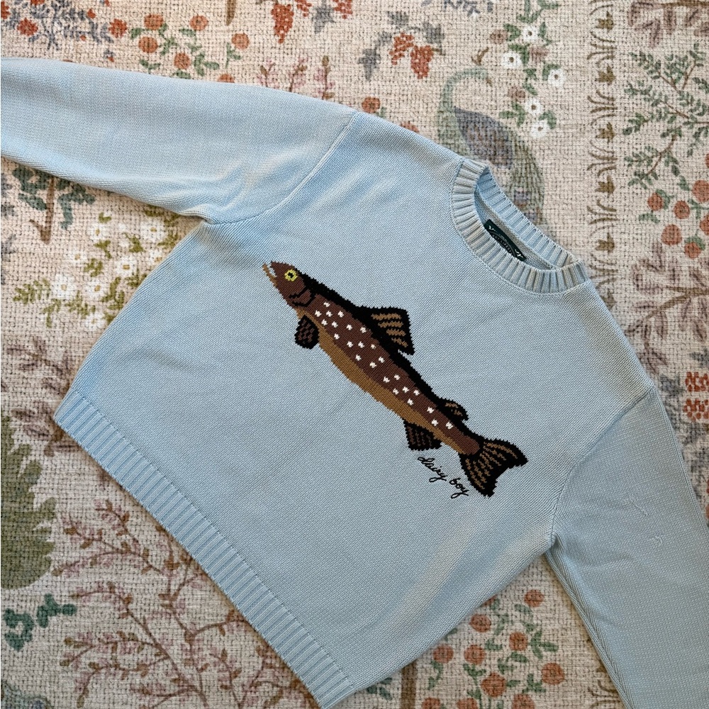 Dairy Boy fish sweater